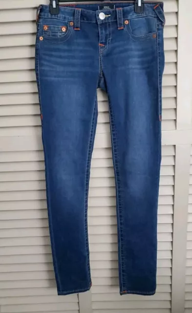 TRUE RELIGION STELLA LOW RISE SKINNY JEANS IN INDIGO Size 29. Brand New W/o Tags