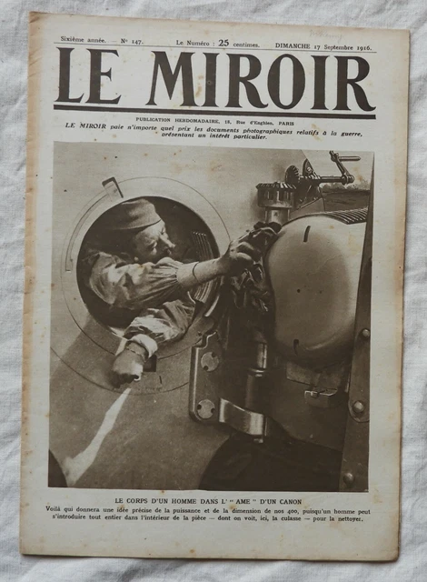 Le Miroir – Journal De Guerre 1914-18 – N°120 Du 12 Mars 1916 – Scan Complet
