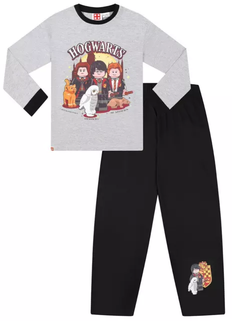 Kids Boys Girls Official Lego Harry Potter  Long Sleeved Pyjamas