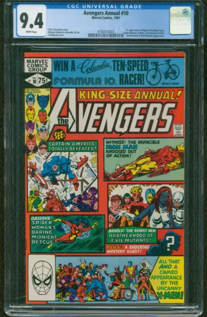 The Avengers King-Size Annual #10 1981 Cgc-Graded 9.4 Marvel Comics Inv: G-899