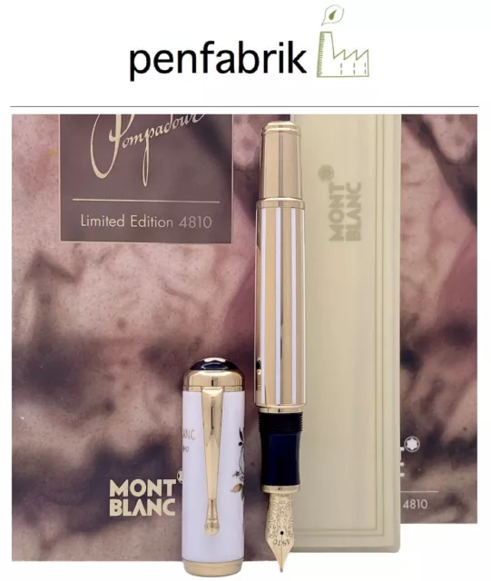 MONTBLANC Patron of Art Marquise de Pompadour 4810 FÜLLER pen # 28660 NEU OVP