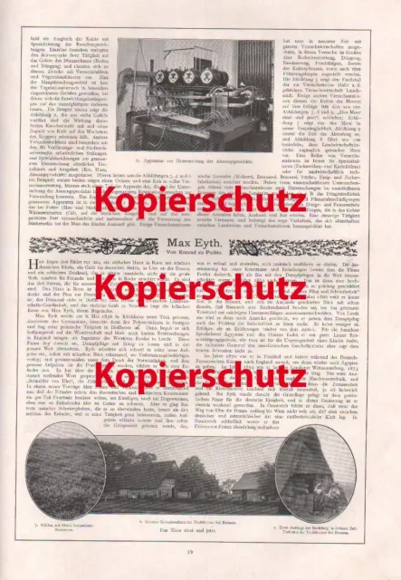 Max Eyth Begründer der deutschen Landwirtschaftsgesellschaft Fachbeitrag  1911