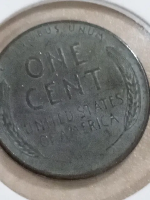 1943 Silver Steel Lincoln Wheat Penny Cent No Mint Mark Magnetic