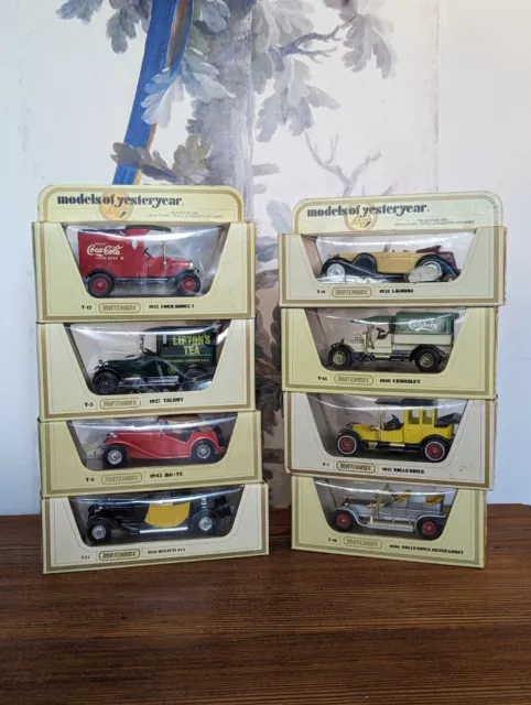 Lot 12 Voitures Miniatures Models Of Yesteryear Matchbox