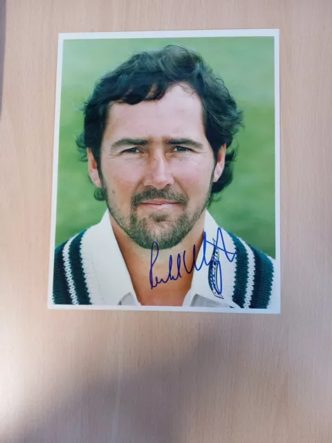 Richard Illingworth Cricket England WorcsstershireSigned Photo 10x8 Autograph