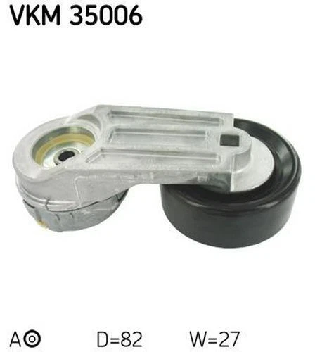 SKF Poulie-tendeur courroie trapézoïdale à nervures Galet tendeur VKM 35006 82mm