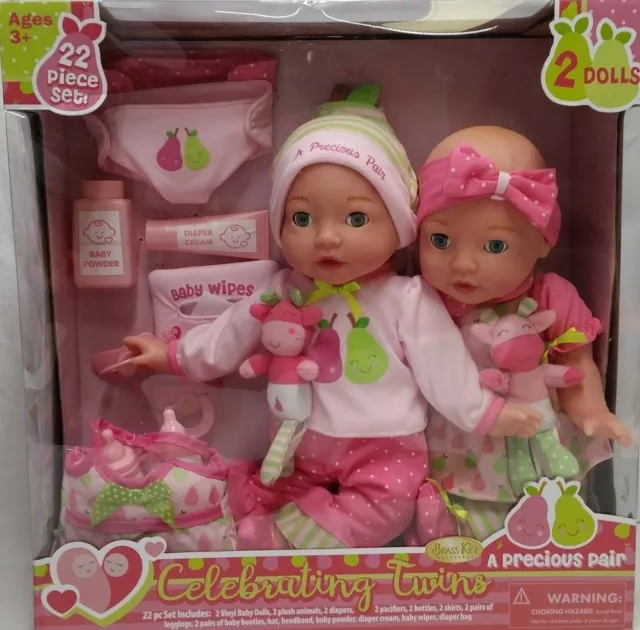 Celebrating Twins Doll A Precious Pair 22 Piece Set