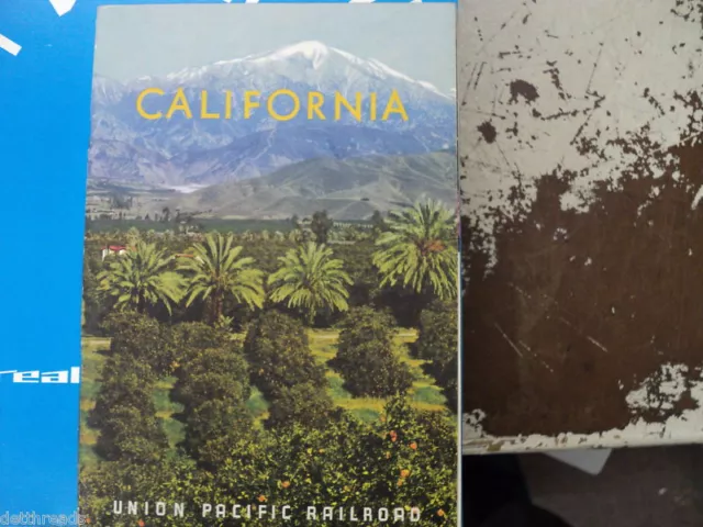 UNION PACIFIC RAILROAD - California - GUIDE BOOK - 1956