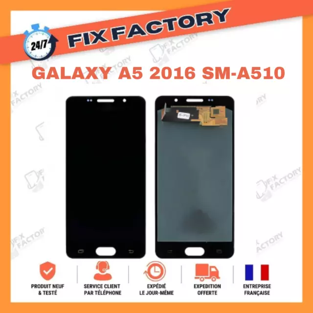 Ecran + Tactile OLED Samsung Galaxy A5 2016 SM-A510 Noir