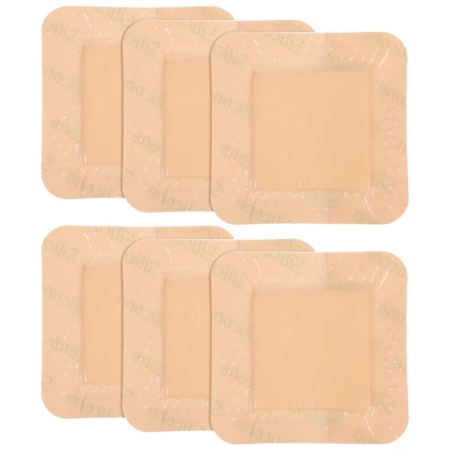 Vecchio cerotto cicatriziale gel cuscinetti idrofili autoadesivi applicazioni 6 pz