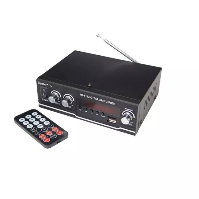 Amplificateur puissance stéréo Bluetooth Audio Home Radio numérique HIFI DC / AC