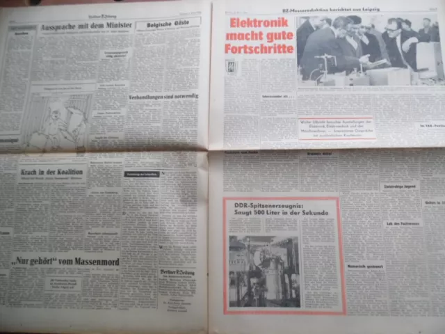 BERLINER ZEITUNG 6. März 1964 Messe-Leipzig Otto Grotewohl DDR-Sport Politik SED 3