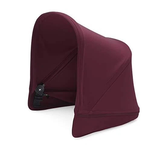 Bugaboo Donkey2 Sun Canopy, Ruby Red - Extendable Sun Shade for Full Weather Bugaboo Donkey2 Sun Canopy, Ruby Red - Extendable Sun Shade for Full Weather