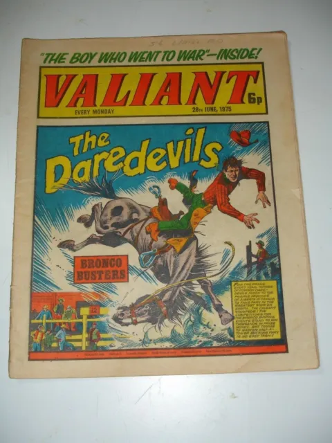 VALIANT comic 28th June 1975