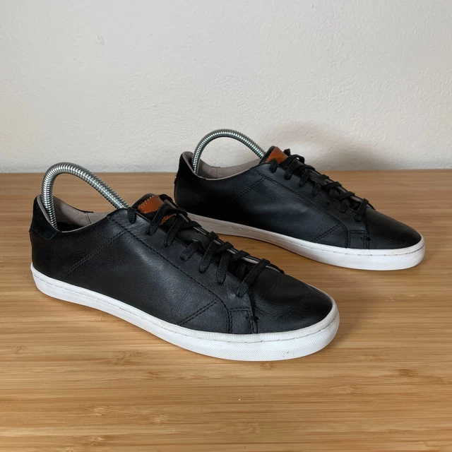 Cole Haan Grand Crosscourt Sneaker Black Leather Womens Size 7B Very Gently Used