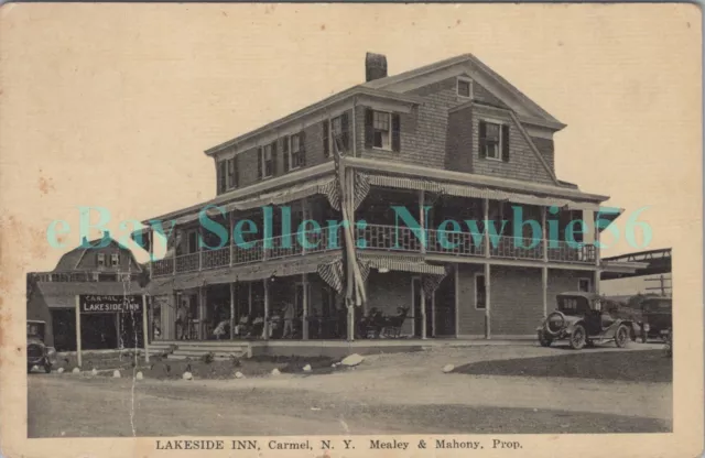 Carmel NY - LAKESIDE INN HOTEL - Postcard Putnam County