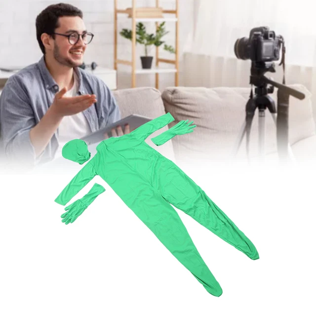 PHOTO VIDEO CHROMAKEY Green Suit Green Screen Chroma Key Body Suit
