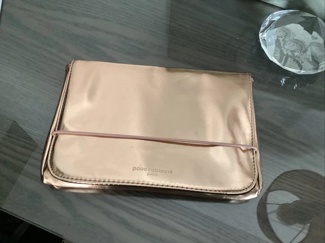 Sac Vintage Rare Paco Rabanne Blanc Années 70 Avec Anneaux - Petit Sac De Soirée