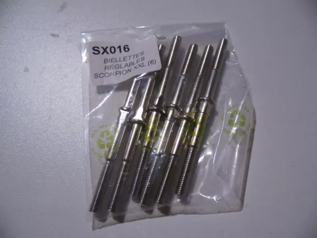 KYOSHO SX016 Turn Buckle Rod Set ( x6 )  SCORPION XXL