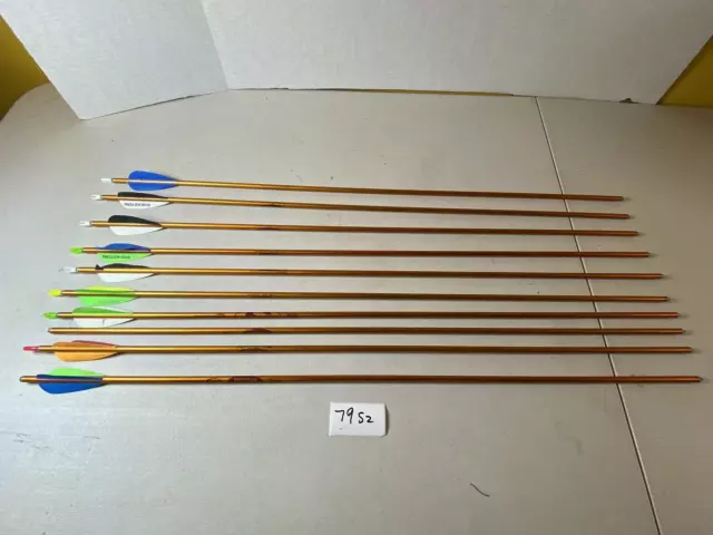 Vintage bow hunting arrow Genesis Easton 1820 lot orange 79S2 Vintage bow hunting arrow Genesis Easton 1820 lot orange 79S2