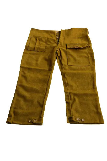 Repro WW2 British Army 37 Pattern Battle Uniform Trousers Khaki Color (38 Inch)
