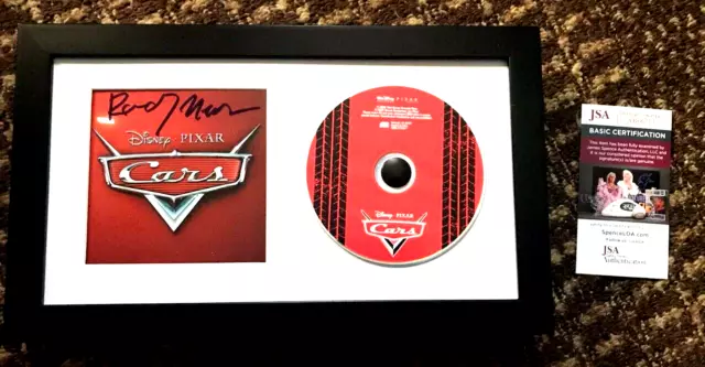 CARS Randy Newman SIGNED + FRAMED CD JSA COA Disney Pixar Soundtrack