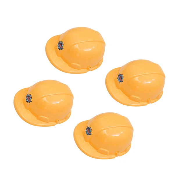 4 pz casco di sicurezza ingegneria simulazione bambini oggetti di scena divertenti per bambini