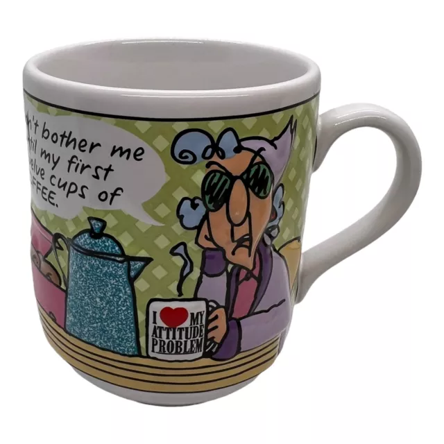 VTG Maxine Hallmark 3D Mug Don't Bother Me / I Love My Attitude Problem