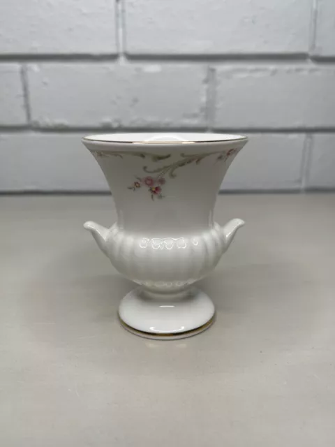 Vintage Wedgwood Floral Urn Style Vase Small Decorative Bone China - England