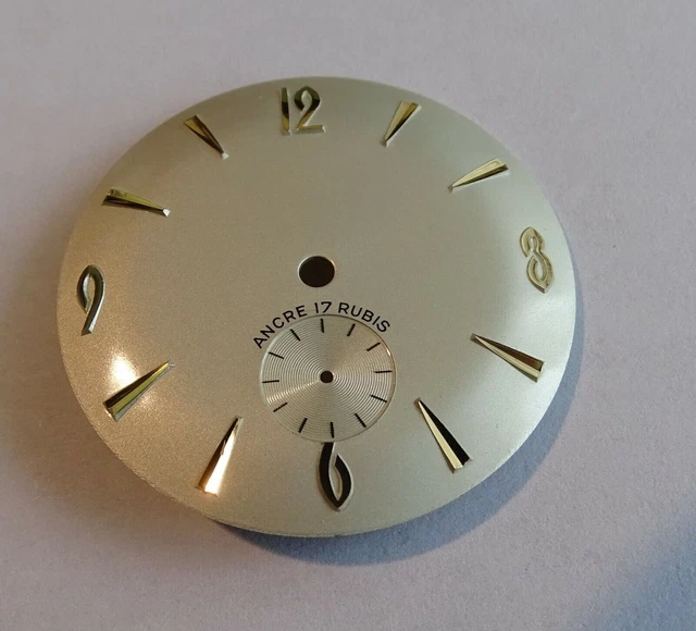 Cadran De Montre Matana Ancien - 17 Rubis, Antimagnétique, Calendrier, Neuf Sans étiquette