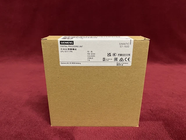 Siemens Simatic S7-1500 CPU 1511T-1PN 6ES7 511-1TK01-0AB0 6ES7511-1TK01-0AB0