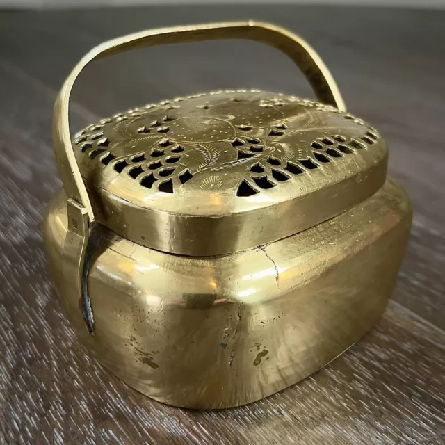 Vintage Chinese Brass Hand Warmer