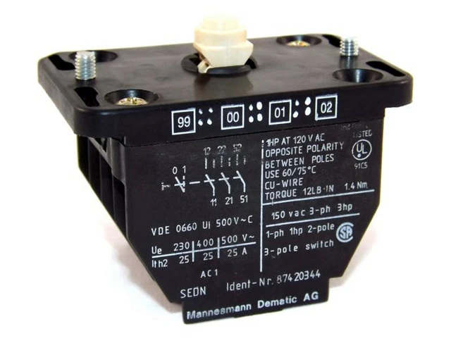 DEMAG DOPPEL-SCHALTELEMENT SED2Z - Ident-Nr. 87481044 für DST Steuerschalter EUR 165,00 - DE DEMAG DOPPEL-SCHALTELEMENT SED2Z - Ident-Nr. 87481044 für DST Steuerschalter EUR 165,00 - DE