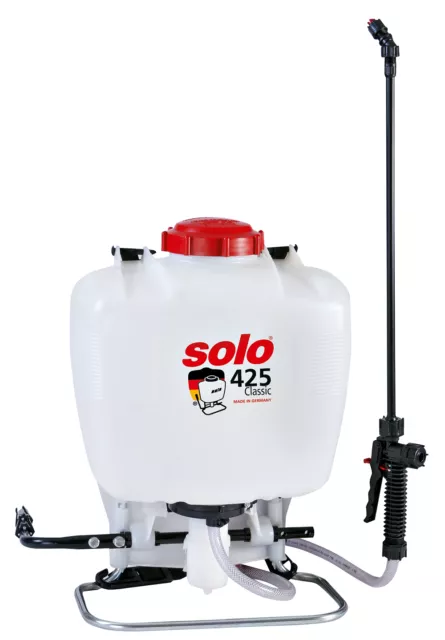 Solo Rückenspritze 425 classic 15 l Pflanzenschutz Bewässern Flach- Hochstrahl