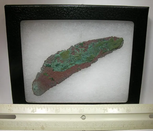 4.25 Inch Copper Knife Blade: Ancient Copper Culture, Keweenaw, Michigan - Nr!