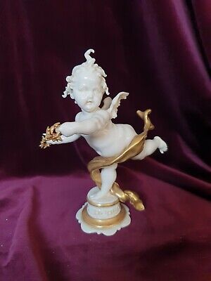 porcellana Capodimonte " PUTTI E VINO" Giuseppe Cappè originale 