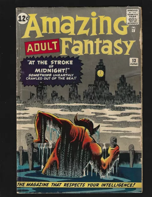 Amazing Adult Fantasy #13 VGFN Ditko Anti-Communist Story Zeus Horror & Sci-Fi