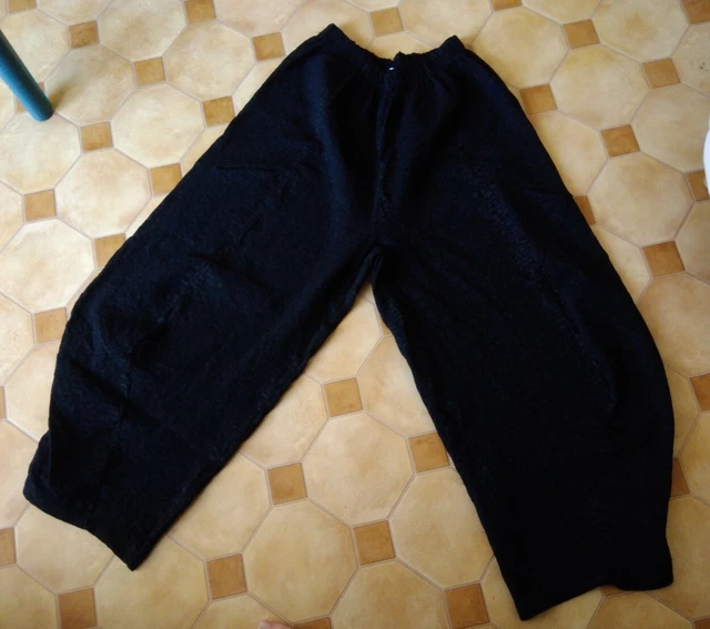 Pantalon Femme Grande Taille Moonshine Fashion - Taille 46 à 52, Coupe Ample Bordeaux, Occasion Très Bon état