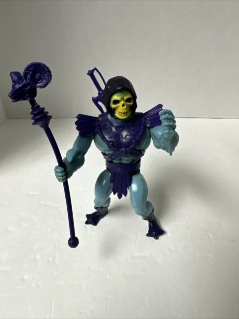 Vintage He Man Soft Head MOTU SKELETOR MASTERS OF THE UNIVERSE COMPLETE