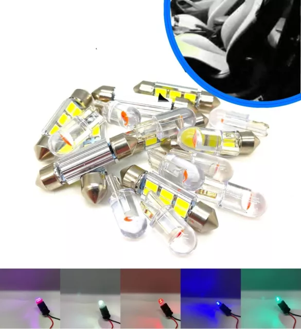 Intérieur Blanc Ampoule LED Kit Éclairage Pour VW Golf Mk4 IV R32 Gti V5