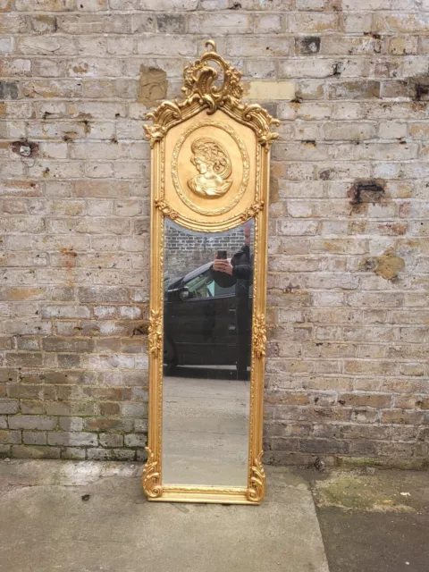 Antique Style French Gold Gilt Framed Ornate Mirror