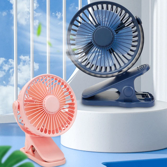 FR USB QUIET Desktop Electric Fan 3 Speeds Desk Clip On Fan for Student ...