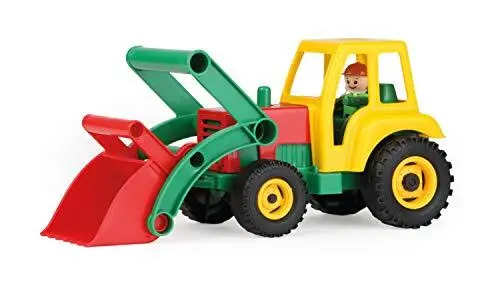 LENA Aktive Traktor mit Frontschaufel, Schaukarton, 04361