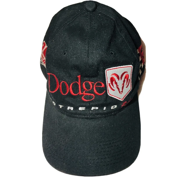 Dodge Intrepid #19 Casey Atwood Nascar Racing Black Hat Strap back Cap