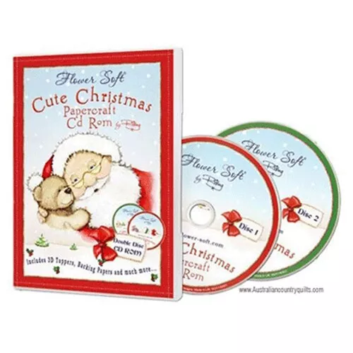 Flower Soft Christmas Papercraft Projects 2 x CD-Rom