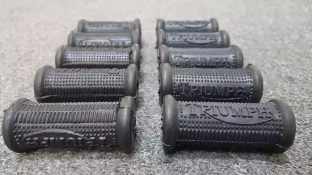 10 x TRIUMPH KICKSTART RUBBER - OPEN END **MULTIBUY**