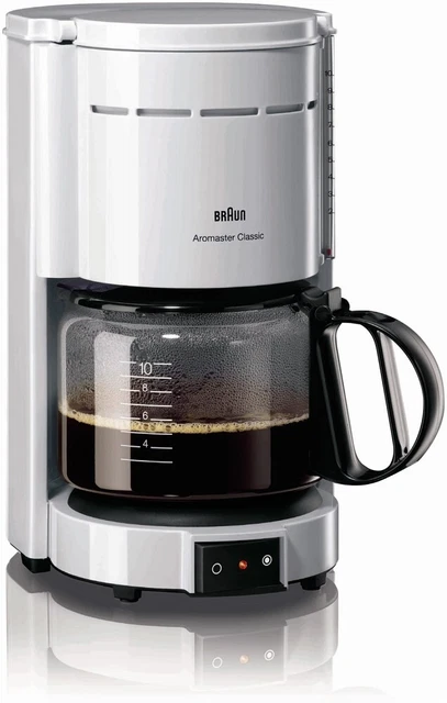 Braun Domestic Home Kaffeemaschine KF 47/1 Aromaster Classic Weiss
