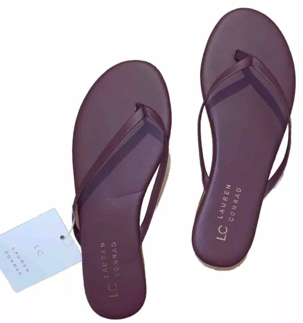 LC Lauren Conrad Honey 2 Women's Flip Flop Sandals size 6M