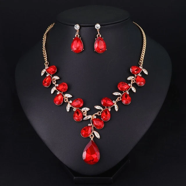 Nuovi Set di Accessori per Gioielli da Sposa per Abiti da Donna Affascinant N9F9
