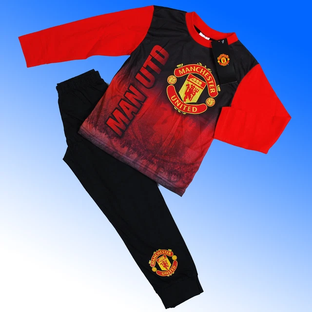 BOYS AUTHENTIC OFFICIAL Manchester United FC AOP Pyjamas MUFC Age